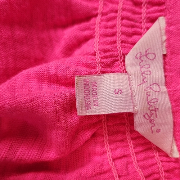 Lilly Pulitzer Pink Sleeveless Button-Front Dress 1310 - Picture 6 of 7